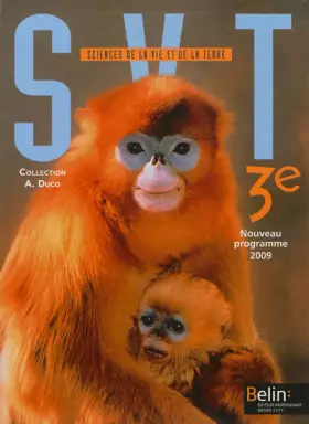 Couverture du produit · Sciences de la Vie et de la Terre 3e : Programme 2009