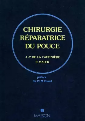 Couverture du produit · Chirurgie réparatrice du pouce