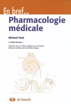 Couverture du produit · Pharmacologie médicale. 2ème édition