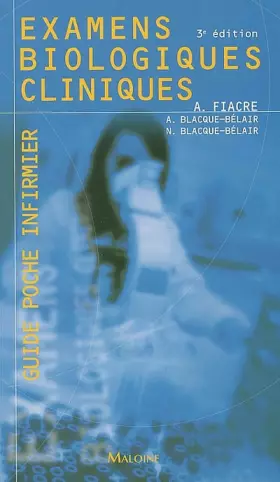 Couverture du produit · Examens biologiques cliniques