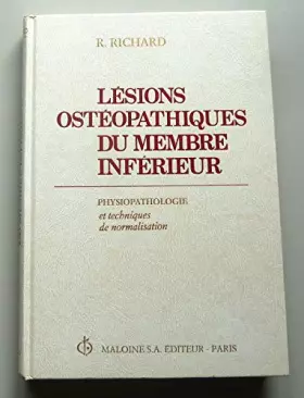 Couverture du produit · Lesions Osteo Membre Inferieur