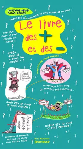 Couverture du produit · Le livre des plus et des moins