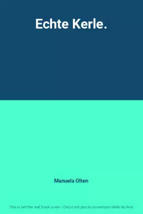 Couverture du produit · Echte Kerle.