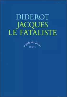 Couverture du produit · Jacques le Fataliste et son maître