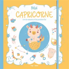 Couverture du produit · Bébé Capricorne - Livre de naissance et des premières fois
