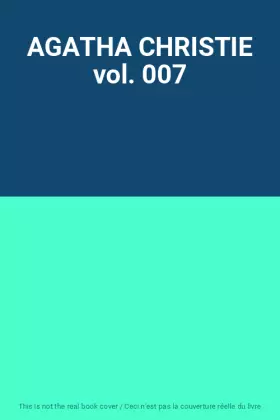 Couverture du produit · AGATHA CHRISTIE vol. 007
