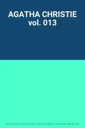 Couverture du produit · AGATHA CHRISTIE vol. 013