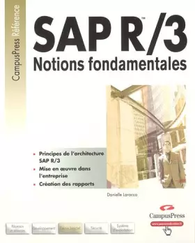 Couverture du produit · SAP R/3 : Notions fondamentales