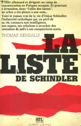 Couverture du produit · LISTE DE SCHINDLER
