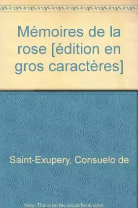Couverture du produit · mémoires de la rose