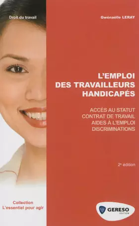 Couverture du produit · L'emploi des travailleurs handicapés