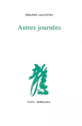 Couverture du produit · Autres journées