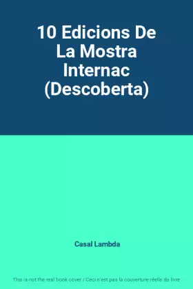 Couverture du produit · 10 Edicions De La Mostra Internac (Descoberta)