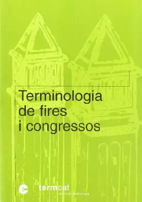 Couverture du produit · Terminologia de fires i congressos (Terminologies)