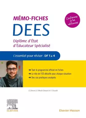 Couverture du produit · Mémo-Fiches DEES - Diplôme d'État d'éducateur spécialisé: L'essentiel pour réviser - DF1 à 4