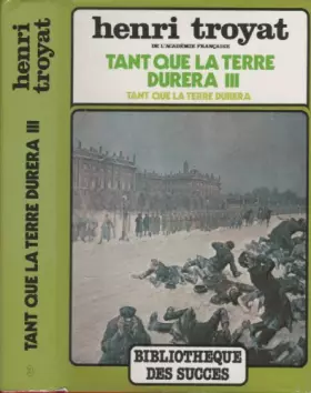 Couverture du produit · Tant que la terre durera - Tome I