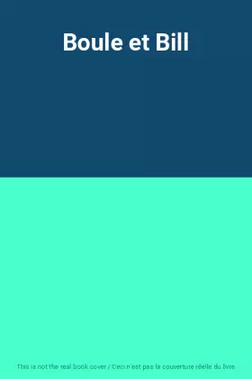 Couverture du produit · Boule et Bill