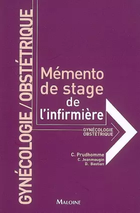 Couverture du produit · Gynécologie/Obstétrique