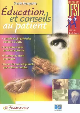 Couverture du produit · Education et conseils au patient