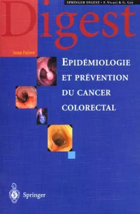 Couverture du produit · Épidémiologie et prévention du cancer colorectal