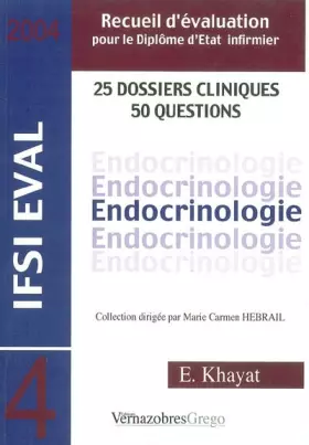 Couverture du produit · Endocrinologie