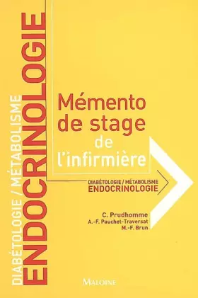 Couverture du produit · Endocrinologie : Diabétologie / Métabolisme