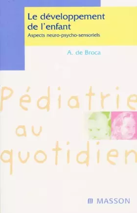 Couverture du produit · Développement neuro-psycho-sensoriel de l'enfant