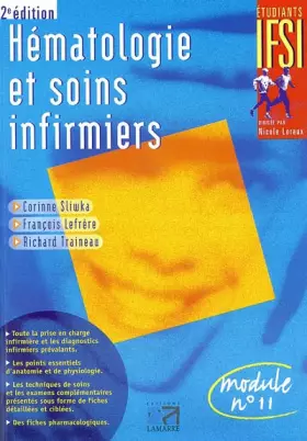 Couverture du produit · Hématologie et soins infirmiers : Module n° 11