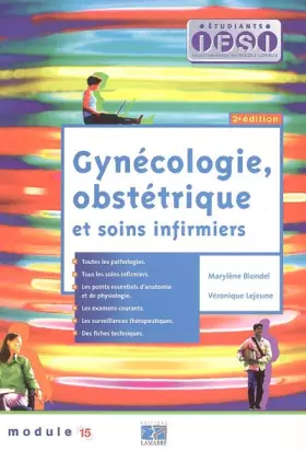 Couverture du produit · GYNECOLOGIE, OBSTETRIQUE ET SOINS INFIRMIERS 2EME EDITION