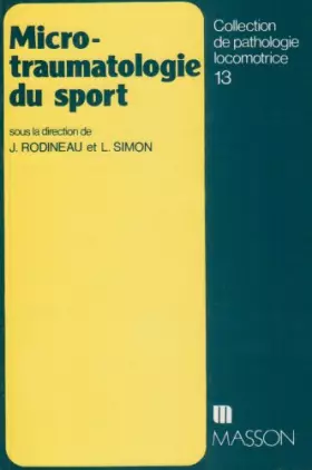 Couverture du produit · Microtraumatologie du sport