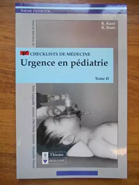 Couverture du produit · Urgences En Pediatrie. Tome 2