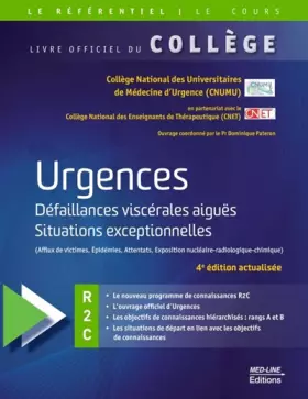 Couverture du produit · Urgences: Défaillances viscérales aiguës, situations exceptionnelles (Afflux de victimes, épidémies, attentats, exposition nucl