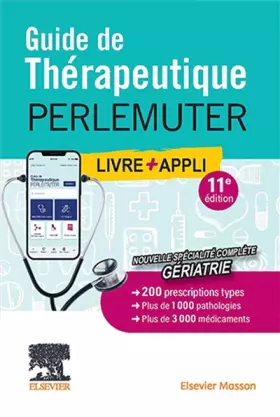 Couverture du produit · Guide de thérapeutique Perlemuter (livre + application)