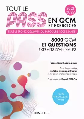 Couverture du produit · Tout le PASS en QCM et exercices 2021-2022 - Tout le Tronc commun