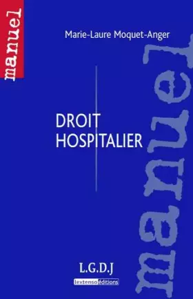 Couverture du produit · Droit hospitalier