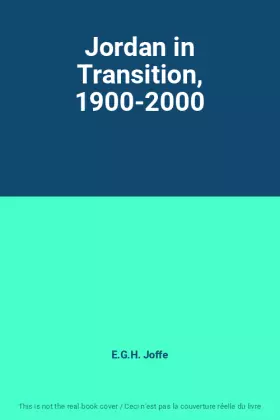 Couverture du produit · Jordan in Transition, 1900-2000