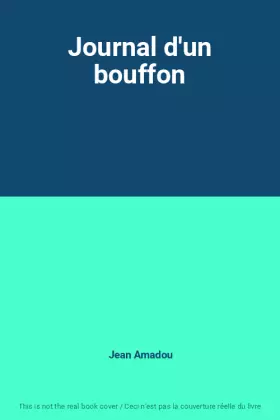 Couverture du produit · Journal d'un bouffon