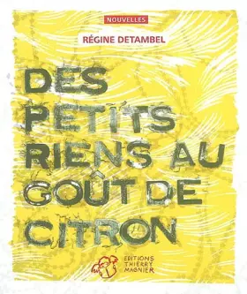 Couverture du produit · Des petits riens au goût de citron
