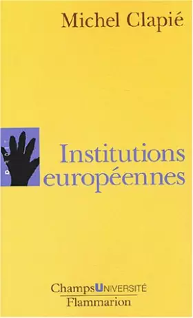 Couverture du produit · Institutions européennes
