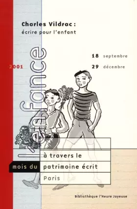 Couverture du produit · Charles Vildrac (1882-1971) : écrire pour l'enfant