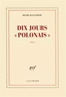 Couverture du produit · Dix jours Polonais