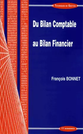 Couverture du produit · Du bilan comptable au bilan financier