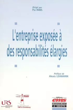 Couverture du produit · L'entreprise exposée à des responsabilités élargies