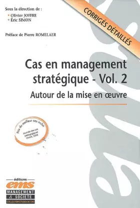 Couverture du produit · Cas en management stratégique : Autour de la mise en oeuvre