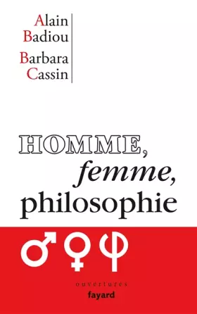 Couverture du produit · Homme, femme, philosophie