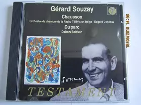 Couverture du produit · Gérard Souzay sings Chausson & Duparc