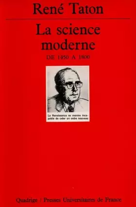 Couverture du produit · Histoire générale des sciences, tome 2 : La Science moderne