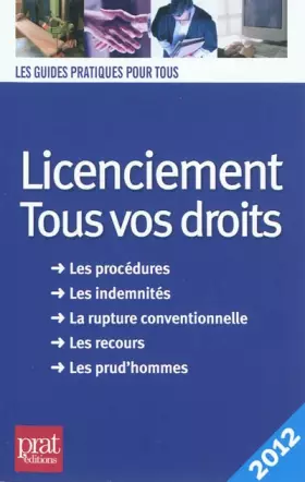Couverture du produit · Licenciement : Tous vos droits