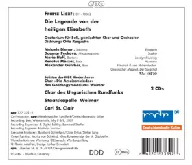 Couverture du produit · Liszt : Légende Von Der Heiligen Elisabeth. St Clair