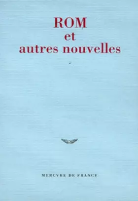 Couverture du produit · Rome et autres nouvelles